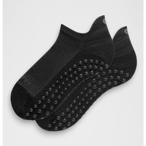Lululemon Find Your Balance Grip Tab Socks Updated, Black, Size M